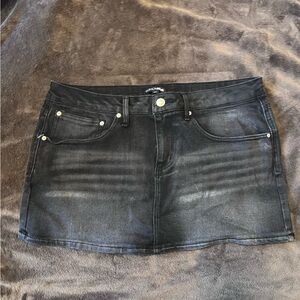 Fashion Nova Charcoal Mini Skirt